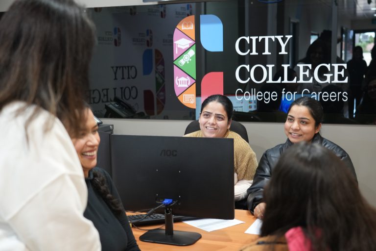 this is the city college logo in the paper