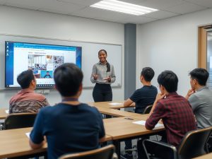 Students learning diploma courses at City College Perth